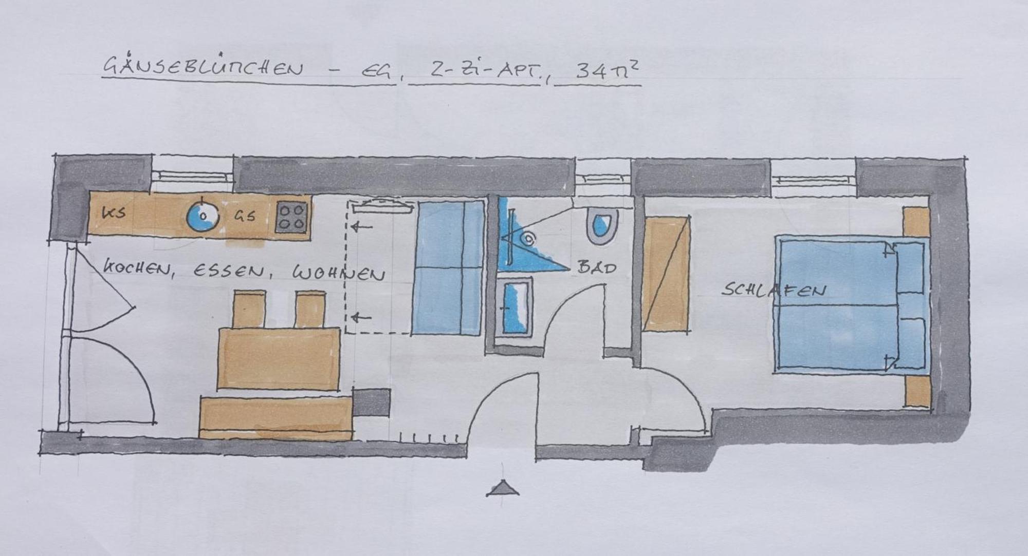 Gluexplatzl Appartements Am Wald Sankt Martin am Tennengebirge Rom bilde